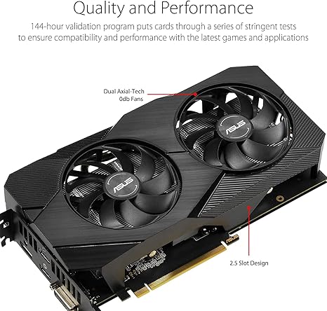 GeForce RTX 2060 Overclocked 6G GDDR6 Dual-Fan EVO Edition