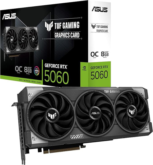 TUF Gaming GeForce RTX ™ 5060 8GB GDDR7 OC Edition Gaming Graphics Card